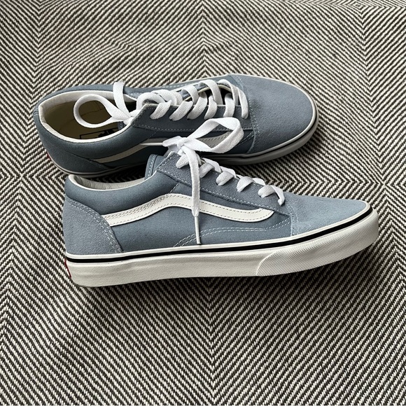 Blue Big Kid Lace-up vans - Picture 1 of 5